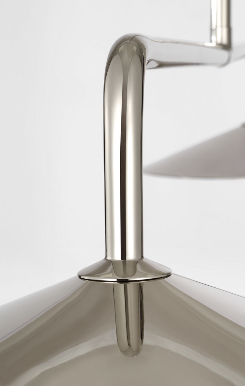 Ponce 62" Linear Pendant | Polished Nickel | Polished Nickel Shades