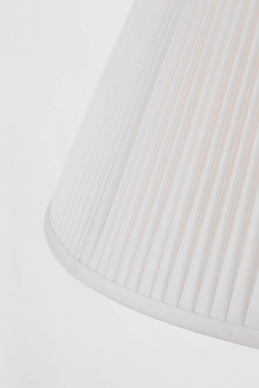 Serrato 14" Hanging Shade | Bronze | Silk Pleat Shade
