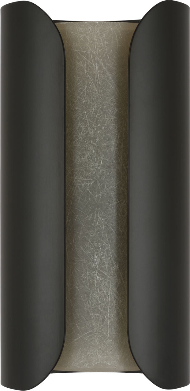 Armise 14" Sconce | Matte Carbon | Nova Frost