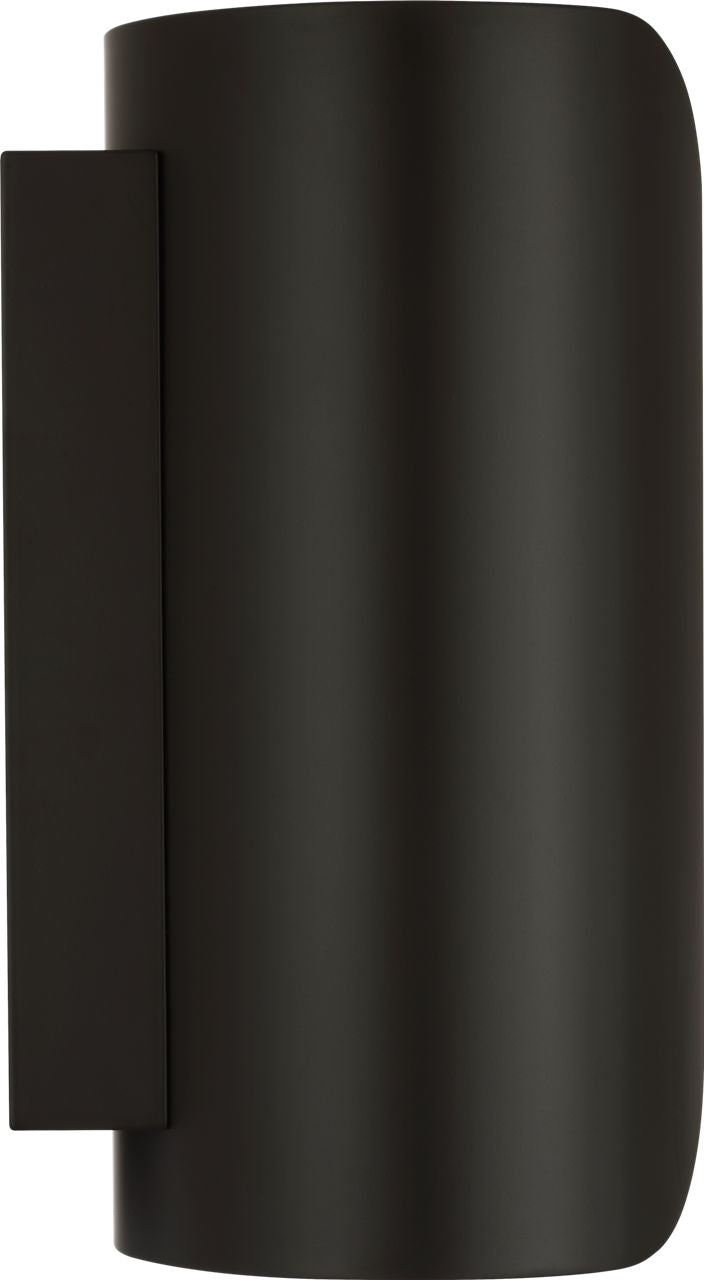 Armise 14" Sconce | Matte Carbon | Nova Frost