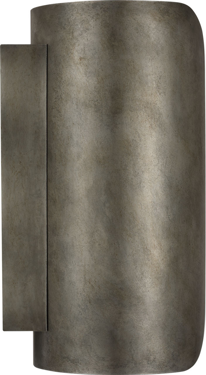 Armise 14" Sconce | Mottled Pewter | Alabaster