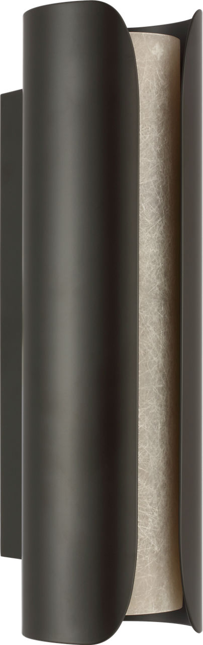 Armise 18" Sconce | Matte Carbon | Nova Frost
