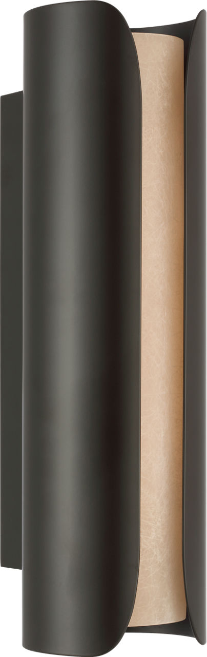 Armise 18" Sconce | Matte Carbon | Nova Frost