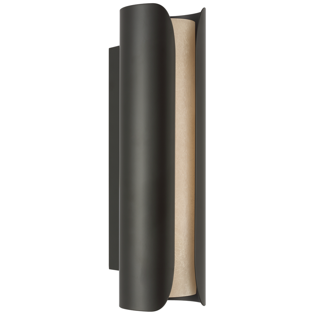Armise 18" Sconce | Matte Carbon | Nova Frost