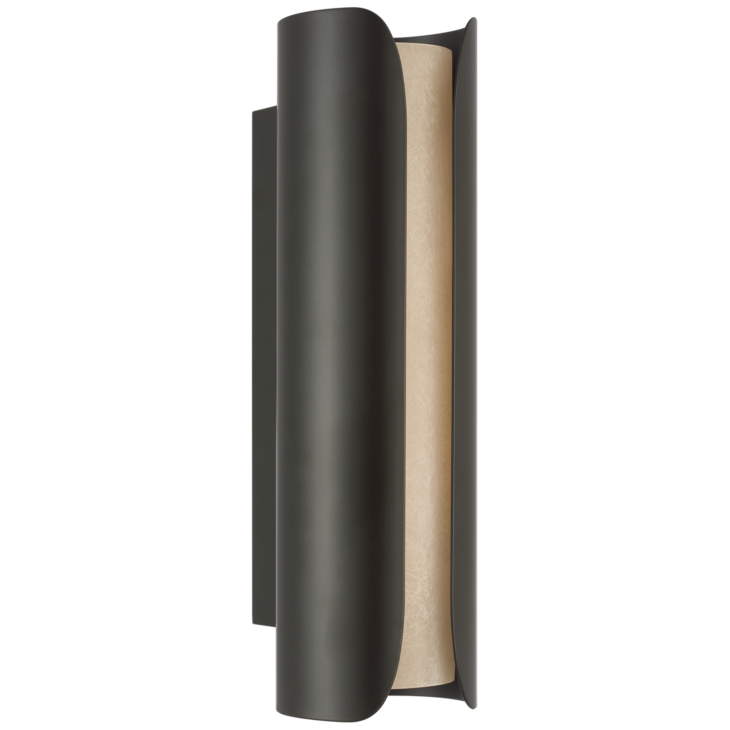 Armise 18" Sconce | Matte Carbon | Nova Frost