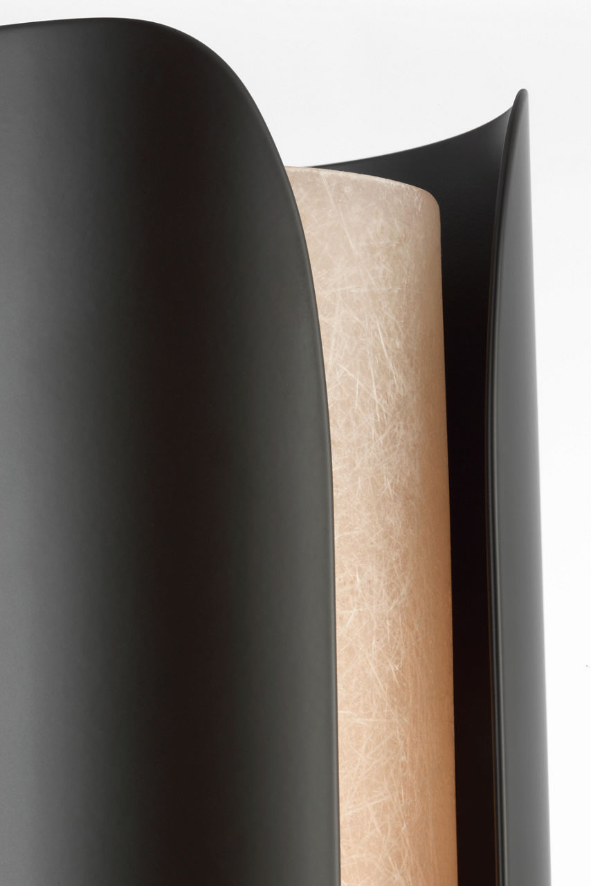 Armise 18" Sconce | Matte Carbon | Nova Frost