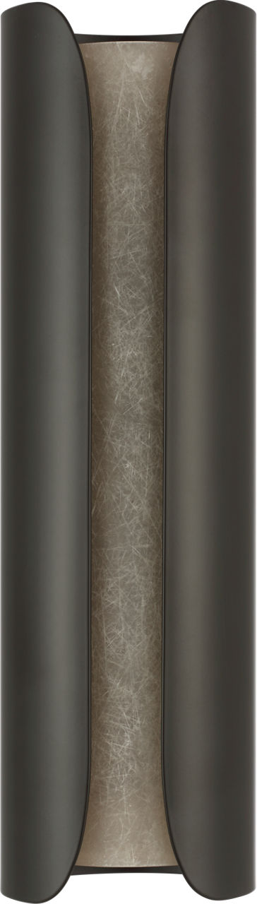 Armise 18" Sconce | Matte Carbon | Nova Frost