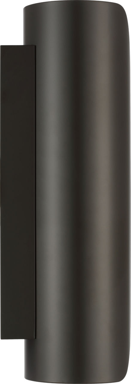 Armise 18" Sconce | Matte Carbon | Nova Frost