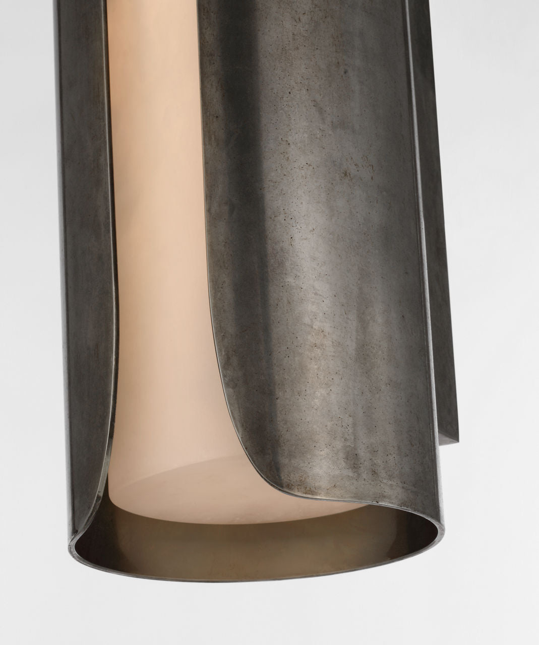 Armise 18" Sconce | Mottled Pewter | Alabaster