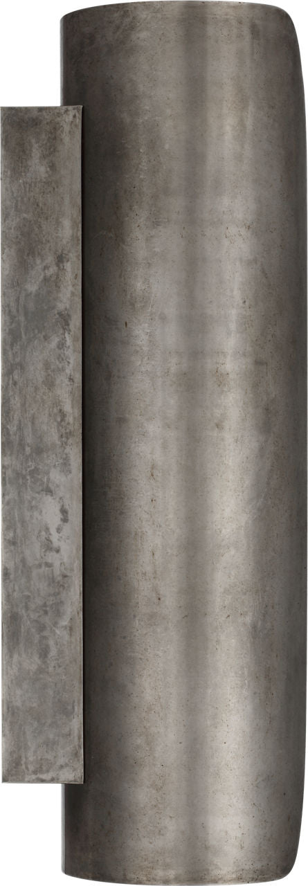 Armise 18" Sconce | Mottled Pewter | Alabaster