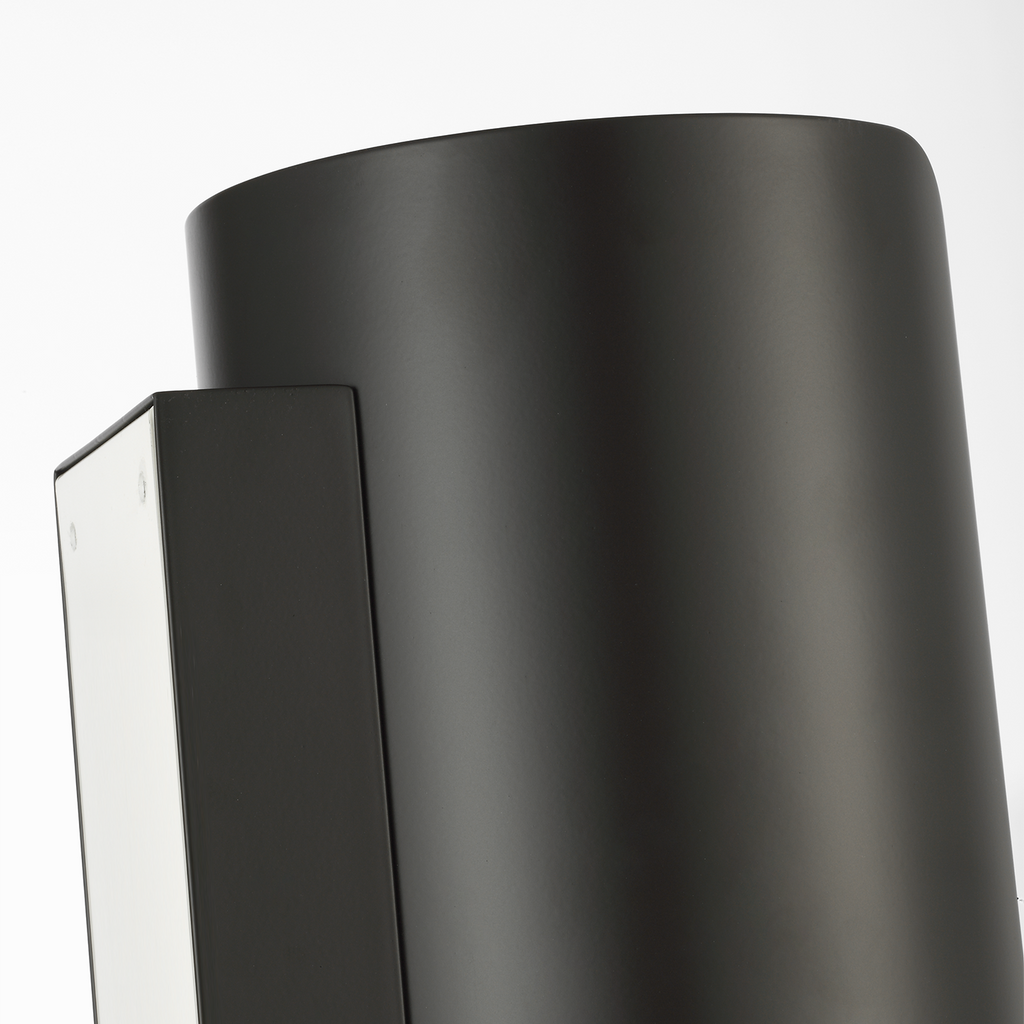 Armise 29" Sconce | Matte Carbon | Nova Frost