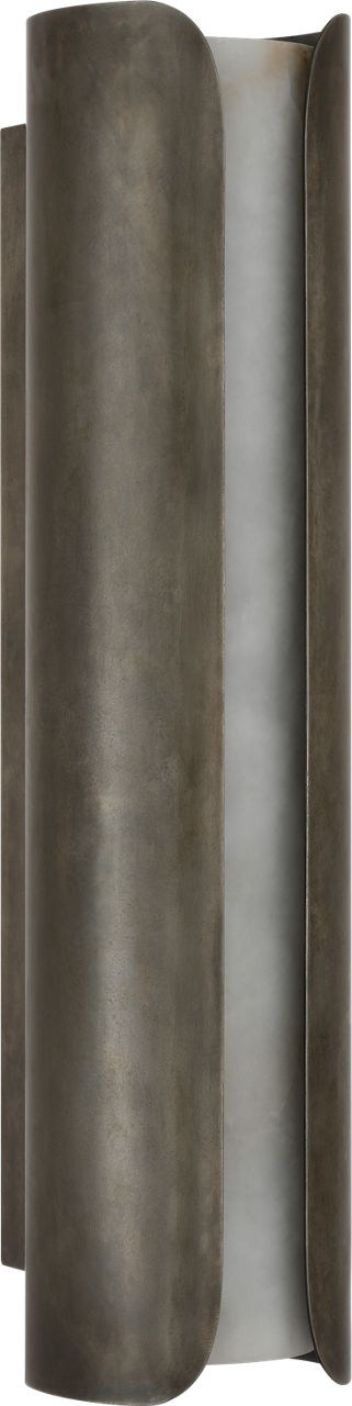 Armise 29" Sconce | Mottled Pewter | Alabaster