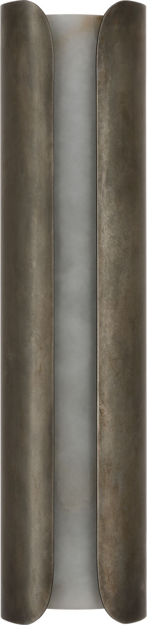 Armise 29" Sconce | Mottled Pewter | Alabaster