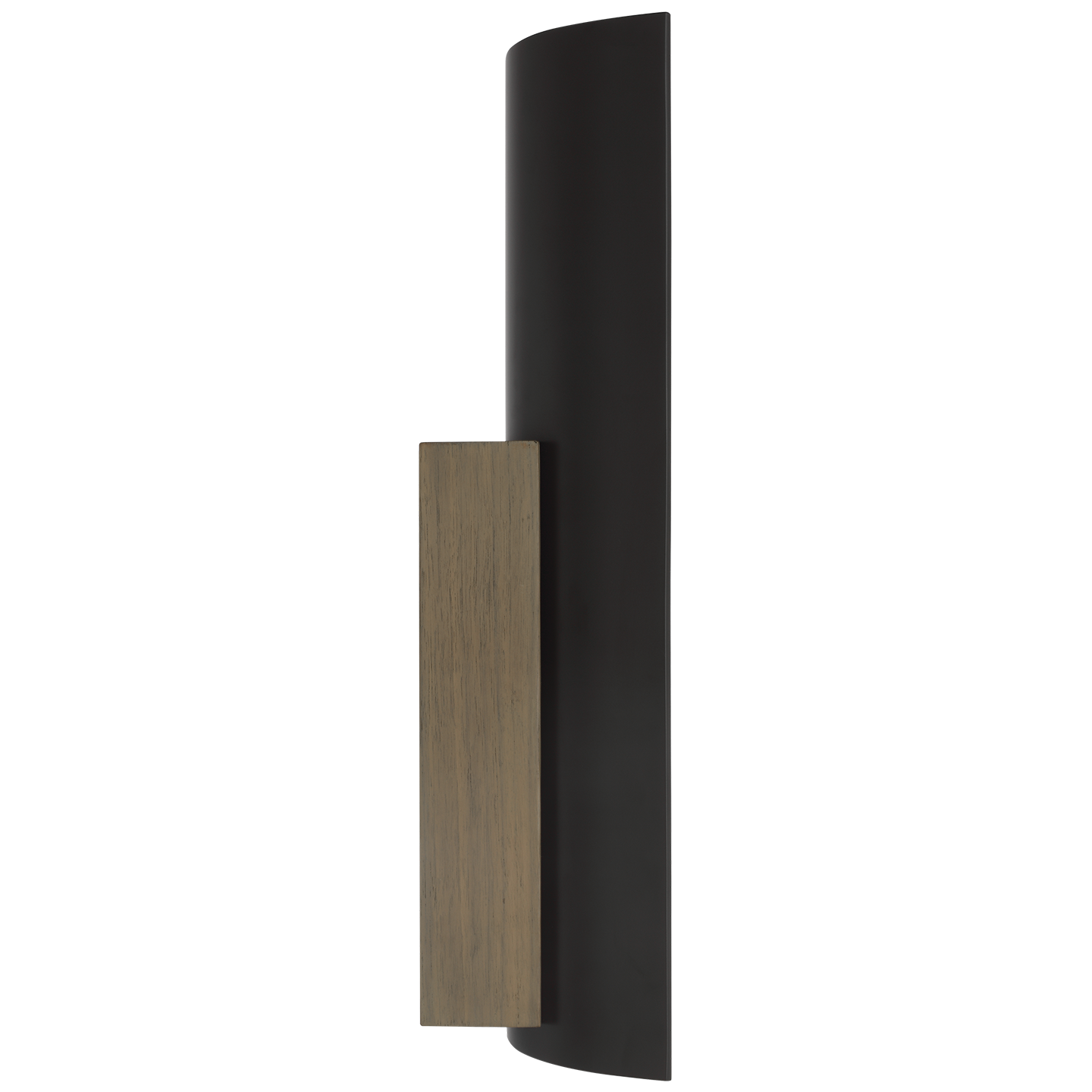 Remi 18" Sconce | Matte Carbon and Warm Walnut