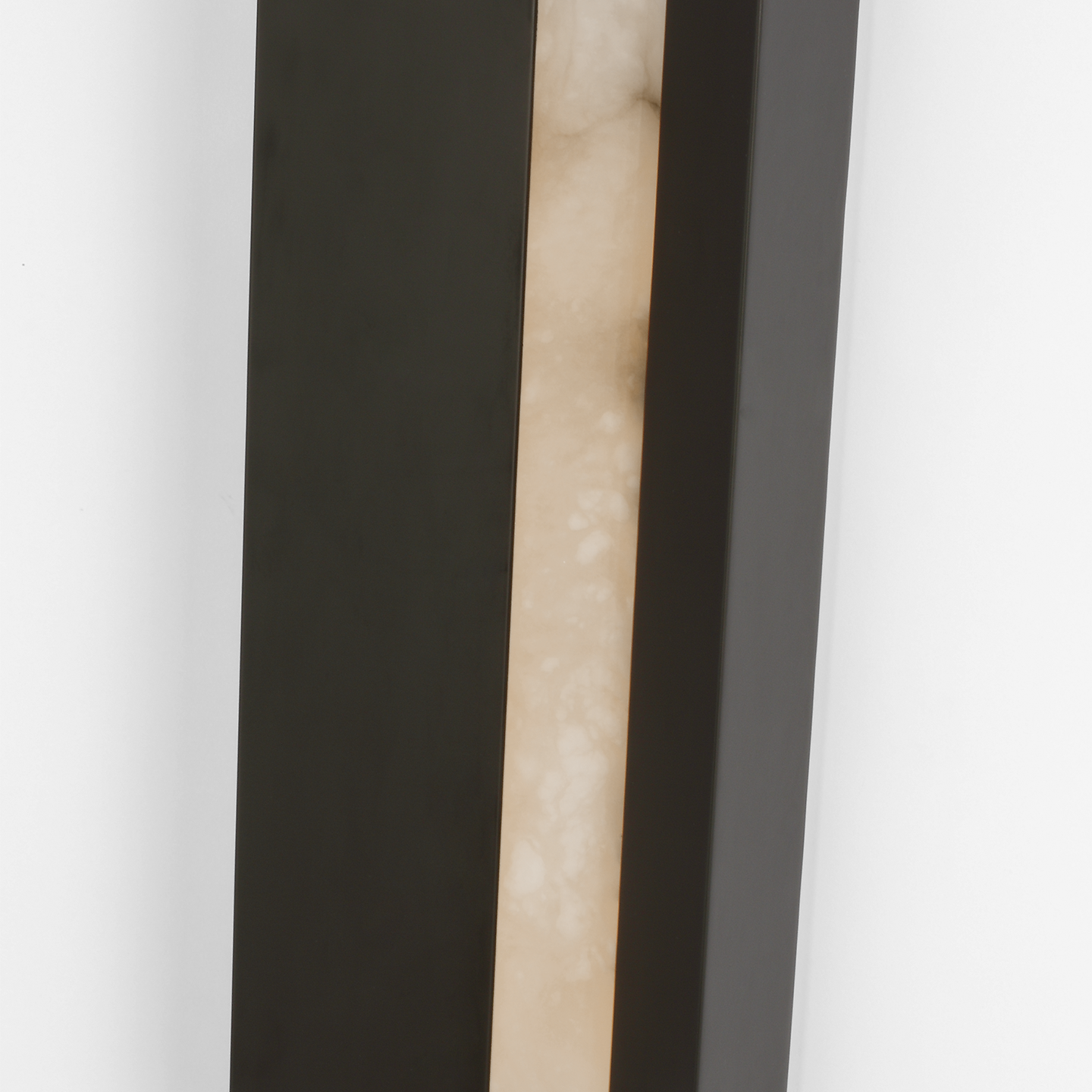 Austera 20" Sconce | Matte Carbon | Alabaster