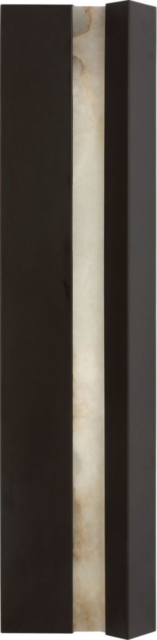 Austera 32" Sconce | Matte Carbon | Alabaster