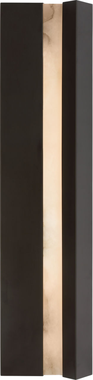 Austera 32" Sconce | Matte Carbon | Alabaster