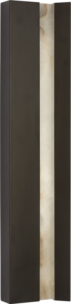 Austera 32" Sconce | Matte Carbon | Alabaster