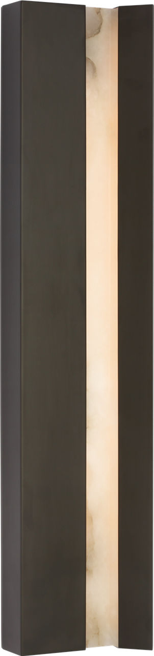 Austera 32" Sconce | Matte Carbon | Alabaster
