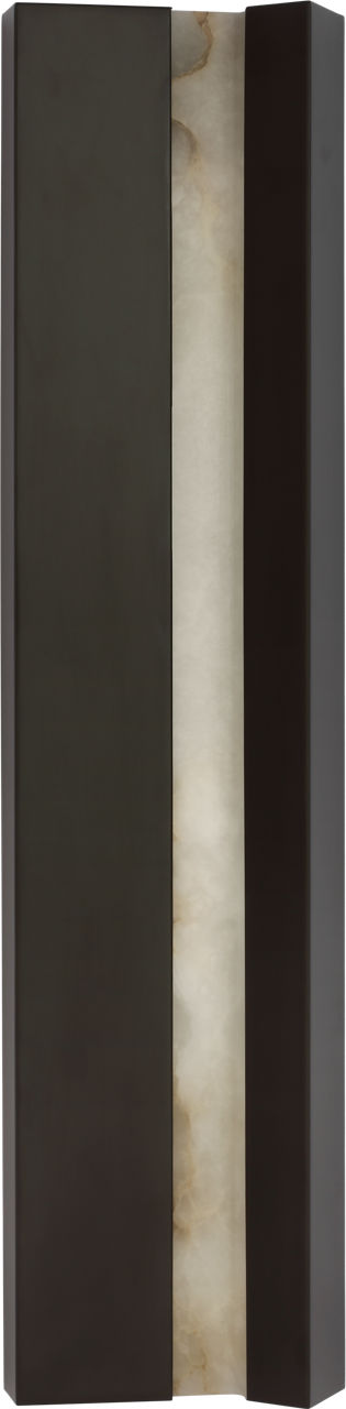 Austera 32" Sconce | Matte Carbon | Alabaster
