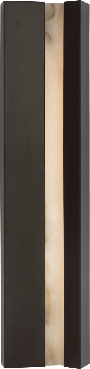 Austera 32" Sconce | Matte Carbon | Alabaster