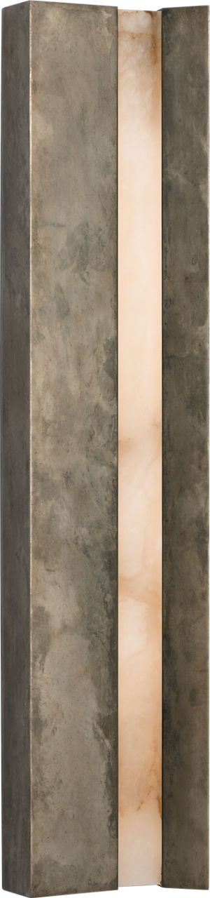 Austera 32" Sconce | Mottled Pewter | Alabaster