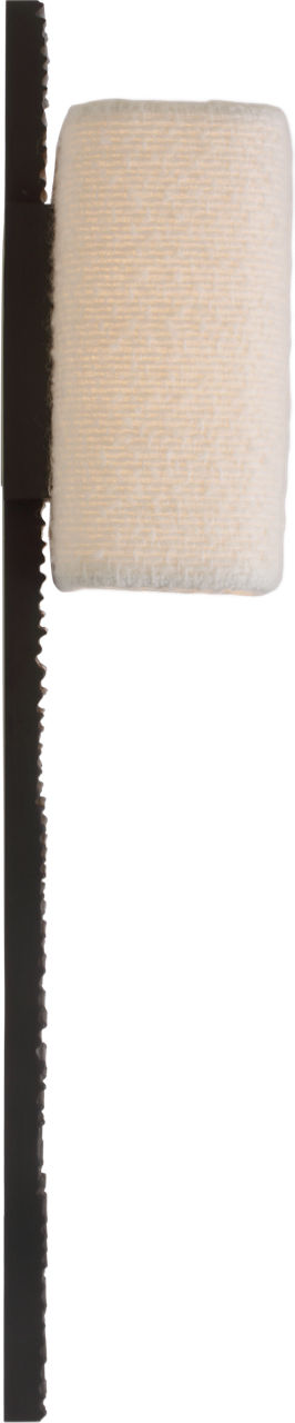 Fumar 23" Tail Sconce | Ridged Carbon | BouclÃ© Shade
