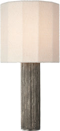 Fumar 29" Table Lamp | Ridged Graphite | BouclÃ© Shade