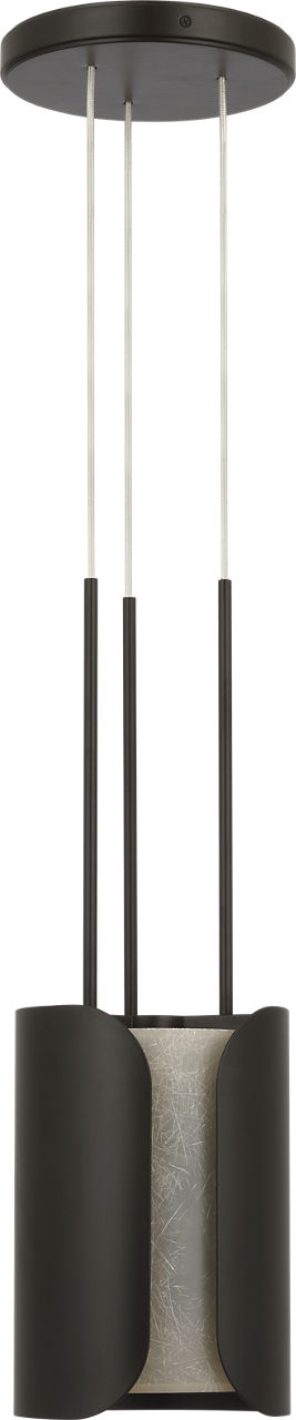 Armise 8" Pendant | Matte Carbon | Nova Frost