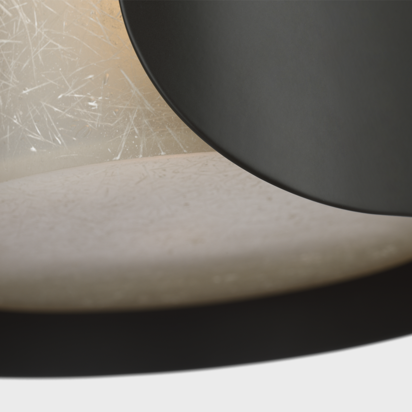 Armise 8" Pendant | Matte Carbon | Nova Frost