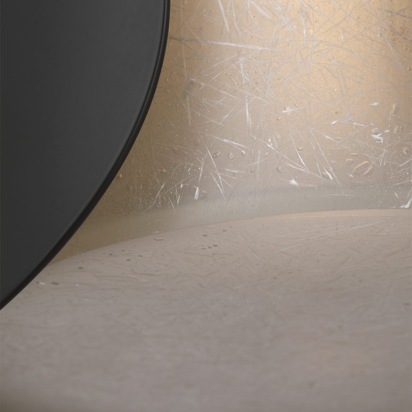Armise 8" Pendant | Matte Carbon | Nova Frost