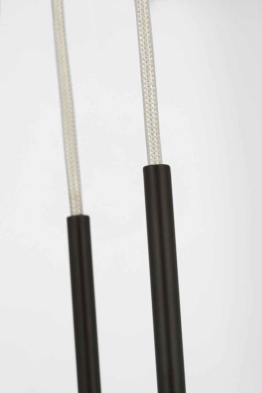 Armise 8" Pendant | Matte Carbon | Nova Frost