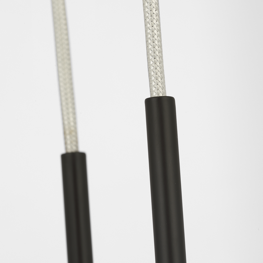 Armise 8" Pendant | Matte Carbon | Nova Frost