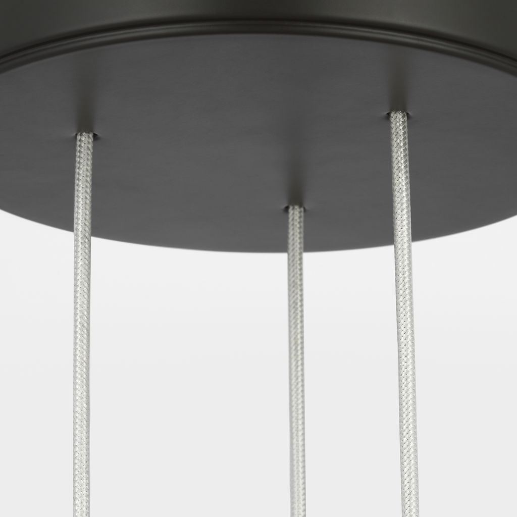 Armise 8" Pendant | Matte Carbon | Nova Frost