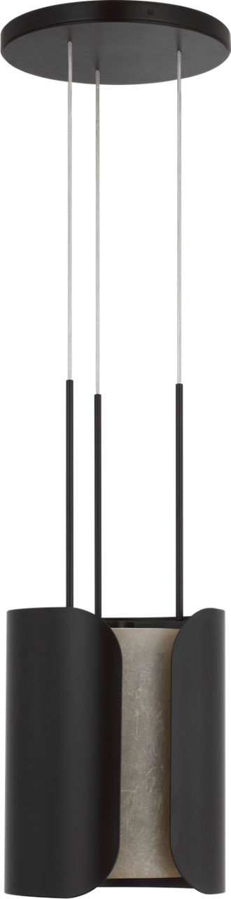 Armise 11" Pendant | Matte Carbon | Nova Frost