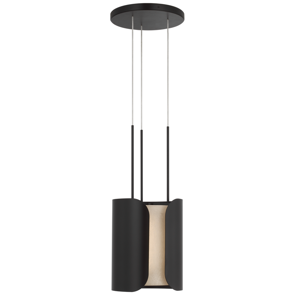 Armise 11" Pendant | Matte Carbon | Nova Frost