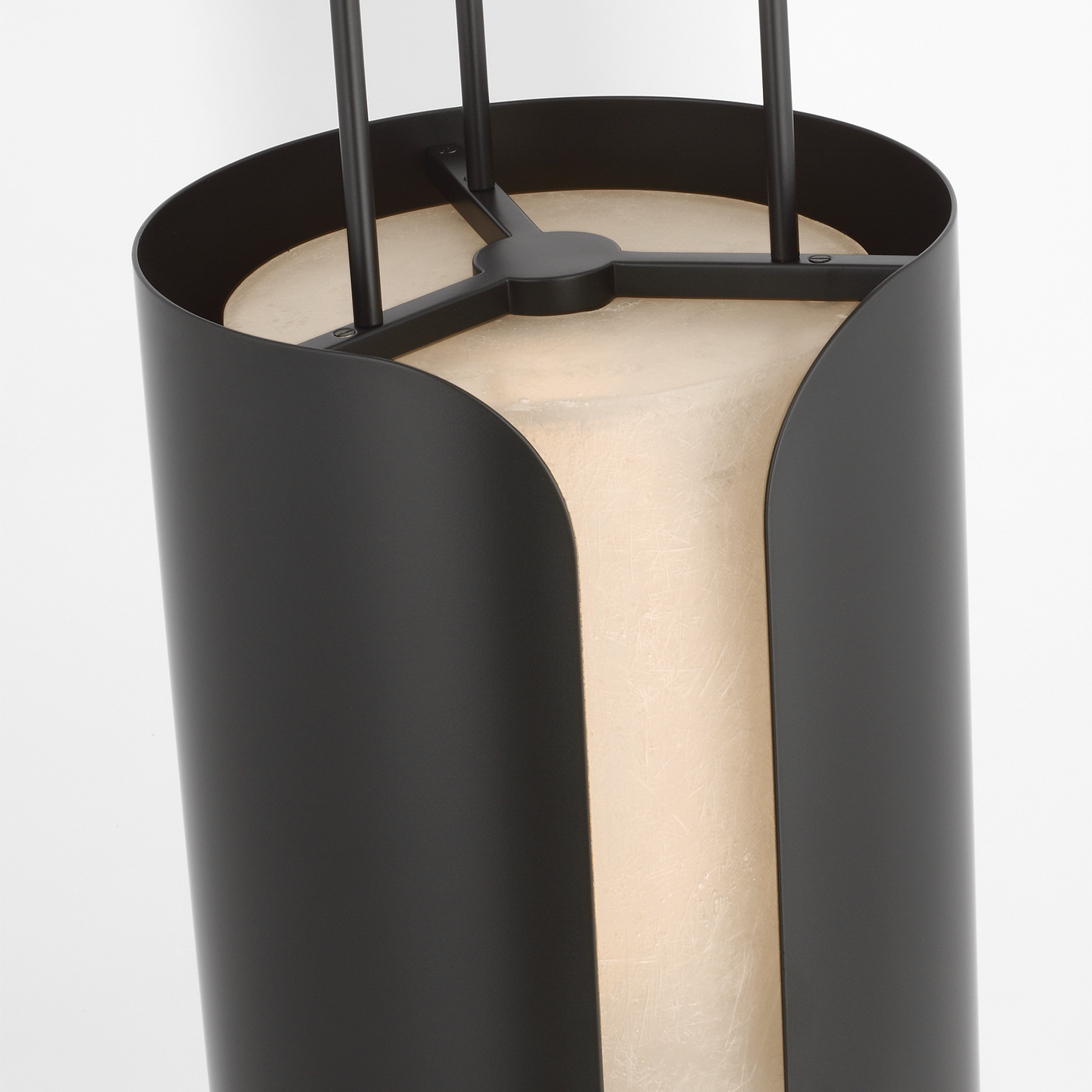 Armise 11" Pendant | Matte Carbon | Nova Frost