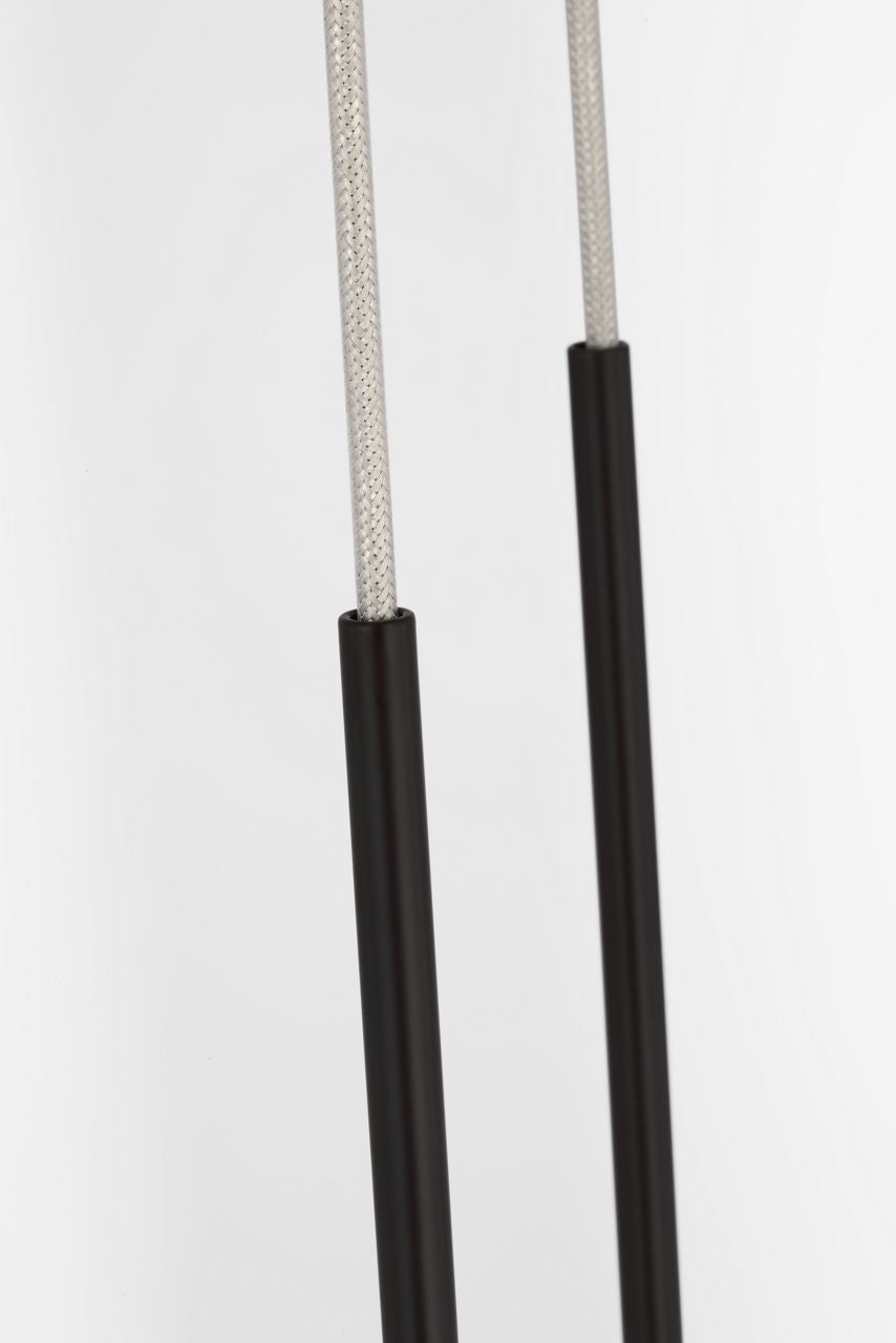 Armise 11" Pendant | Matte Carbon | Nova Frost