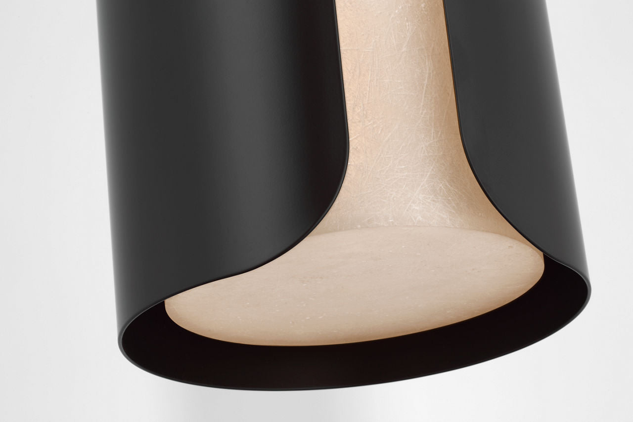 Armise 11" Pendant | Matte Carbon | Nova Frost