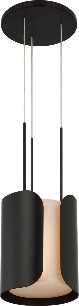 Armise 11" Pendant | Matte Carbon | Nova Frost
