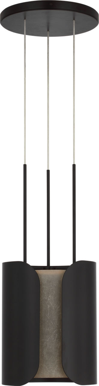 Armise 11" Pendant | Matte Carbon | Nova Frost