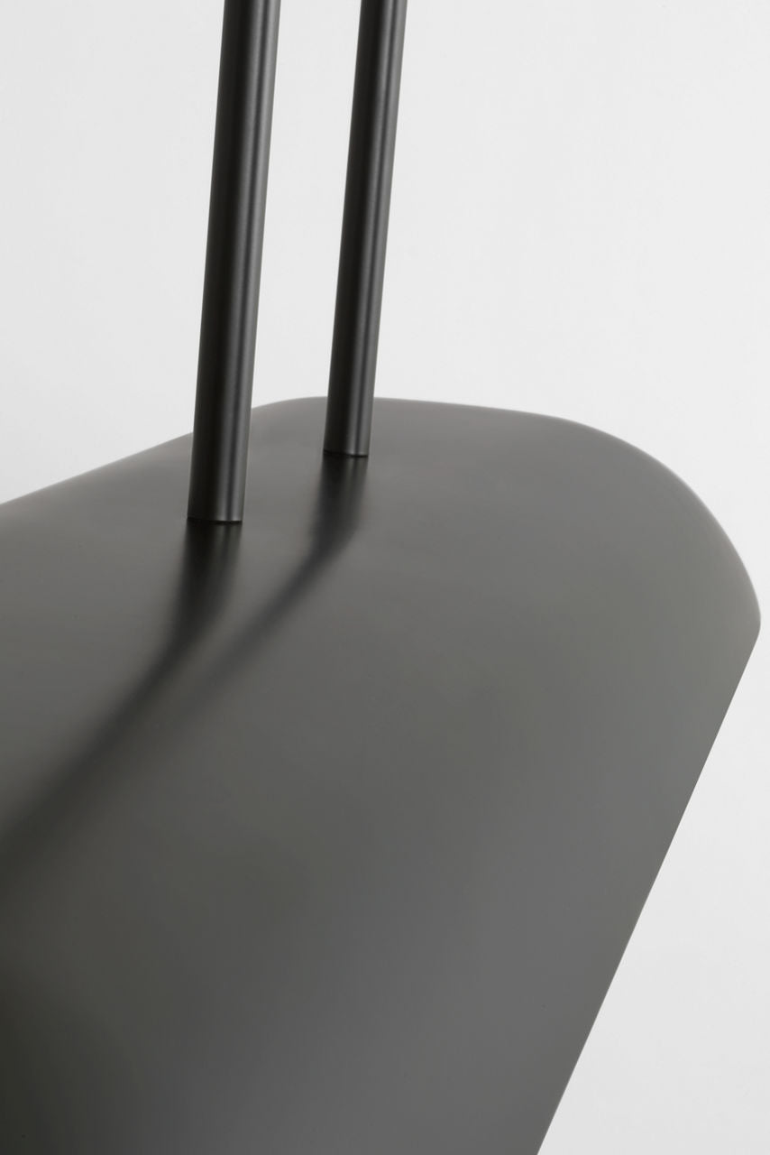 Remi 60" Linear Pendant | Matte Carbon and Warm Walnut