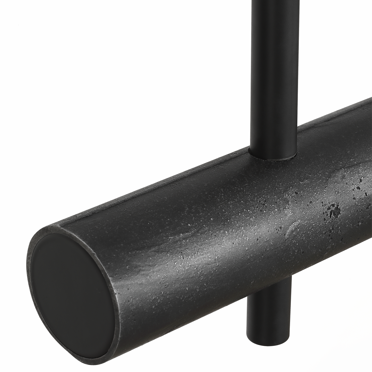 Stahl 60" Linear Chandelier | Museum Carbon | Nova Frost Lens