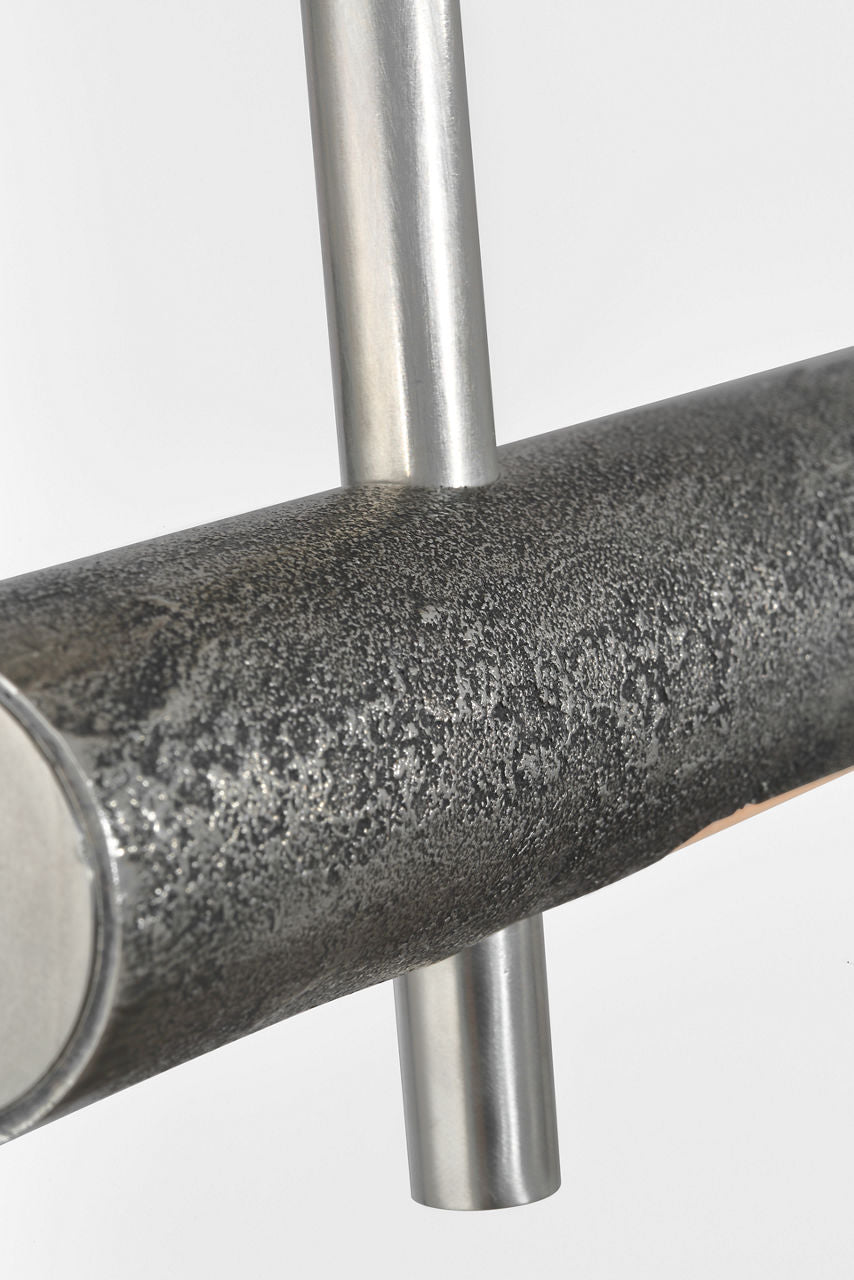 Stahl 60" Linear Chandelier | Museum Pewter | Nova Frost Lens