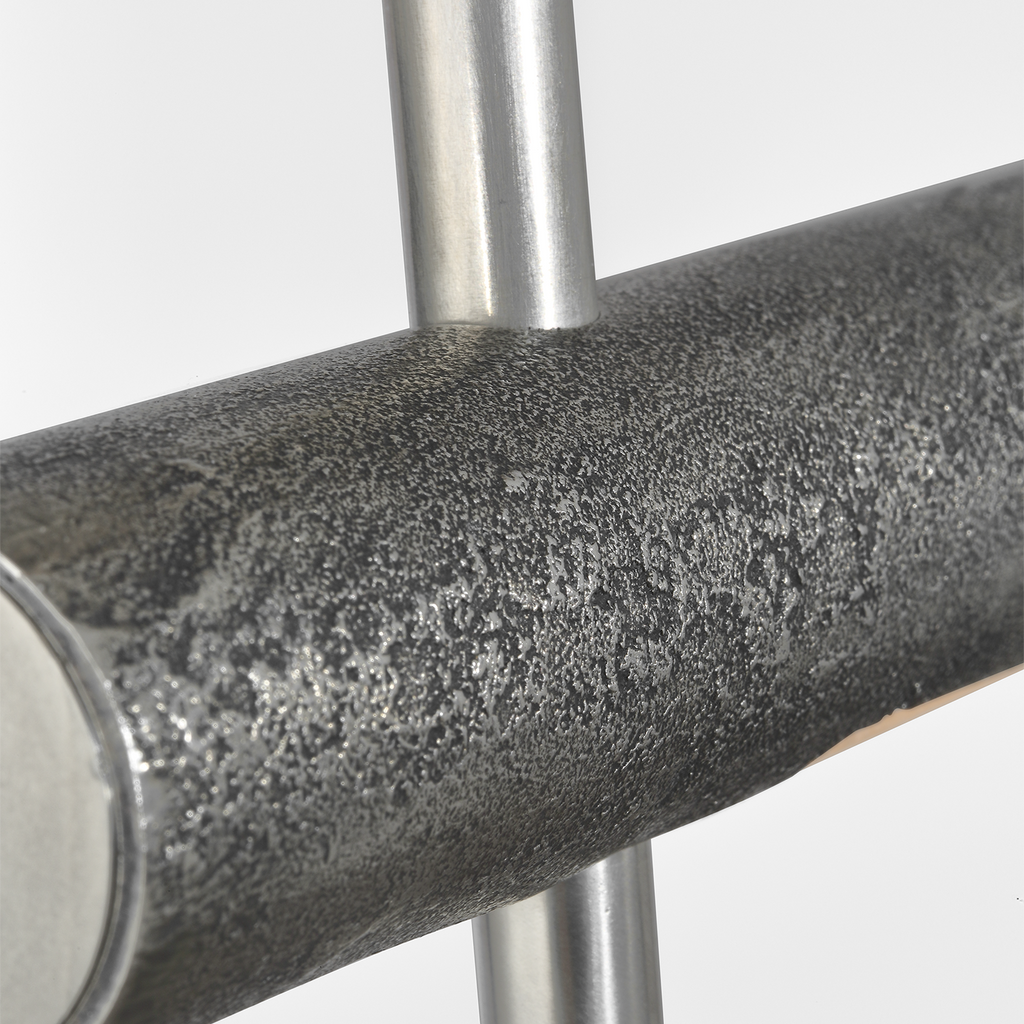 Stahl 60" Linear Chandelier | Museum Pewter | Nova Frost Lens