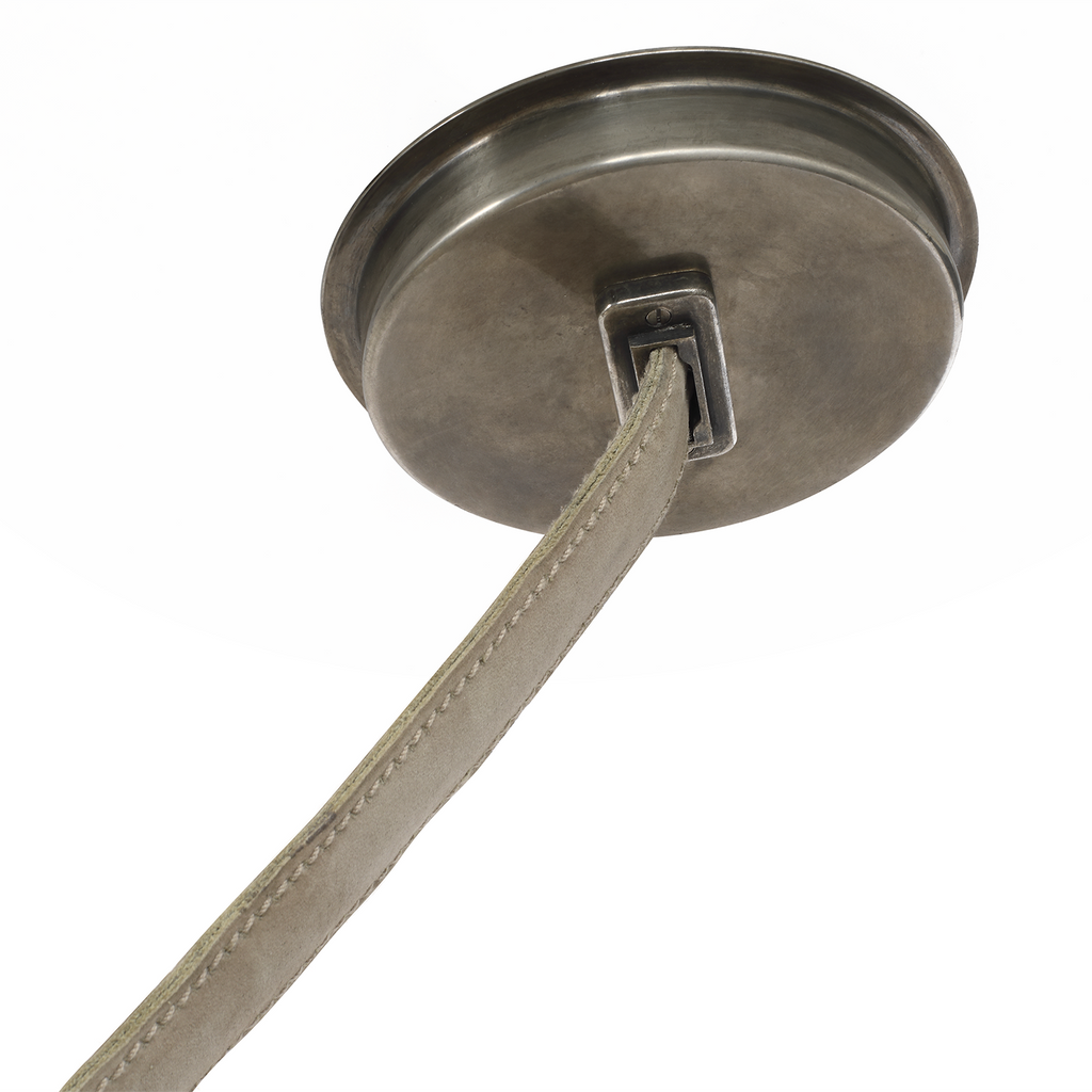 Dune Belted Light | Ash Suede and Mottled Pewter | Fizzy Nude Glass
