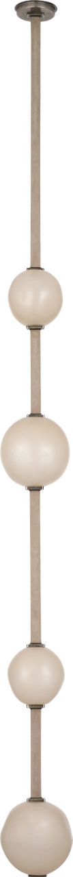 Dune Belted Light | Ash Suede and Mottled Pewter | Fizzy Nude Glass