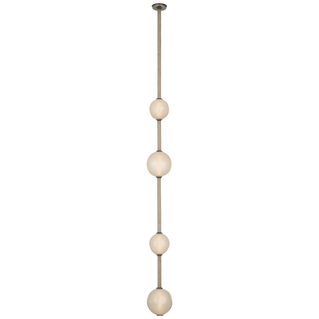 Dune Belted Light | Ash Suede and Mottled Pewter | Fizzy Nude Glass