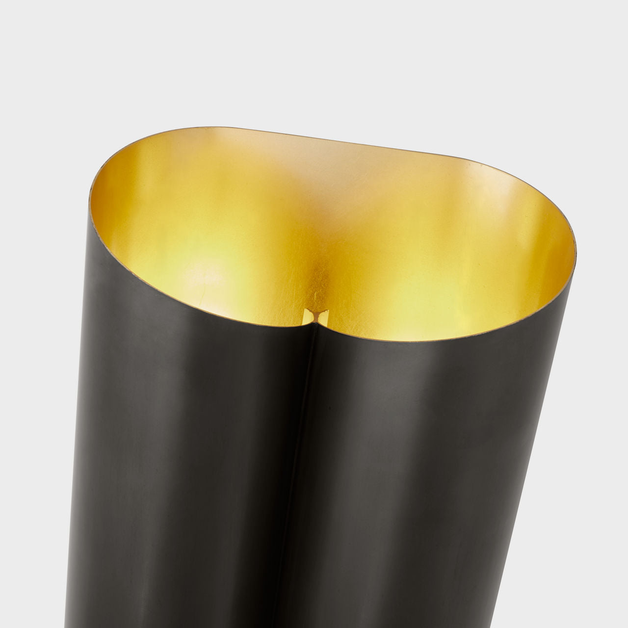 Selfoss Large Sconce | Bronze and Gild Interior