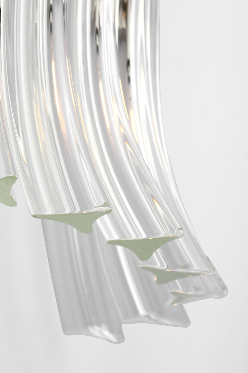 Rhine 21" Sconce | Polished Nickel | Crystal